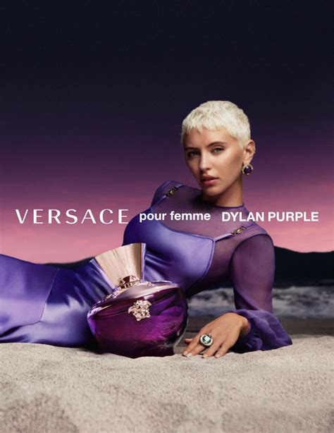 model dylan purple versace